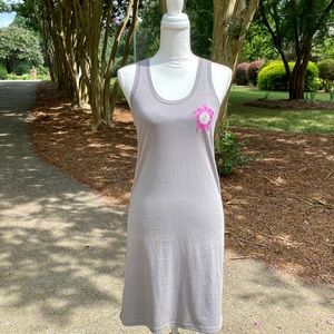 Racer back tank jersey dress, monogram included!
